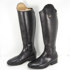 SERGIO GRASSO SANREMO LEATHER EQUESTRIAN BOOTS 38